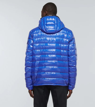 Shop Moncler Galion Down Quilted Jacket In Electric Blue