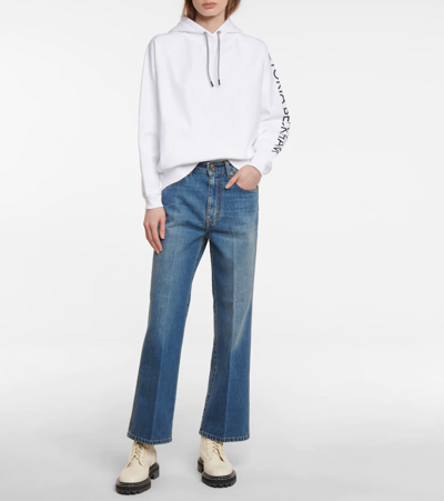 Shop Victoria Beckham High-rise Straight Jeans In Authentic 70s Wash