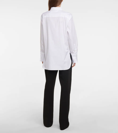 Shop Joseph Joe Cotton Poplin Shirt In White