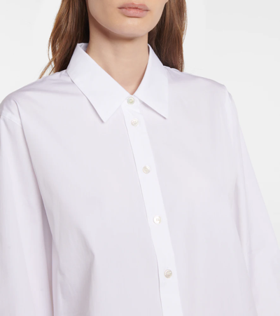 Shop Joseph Joe Cotton Poplin Shirt In White