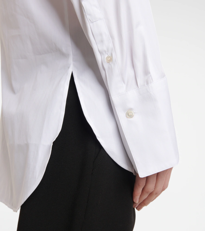 Shop Joseph Joe Cotton Poplin Shirt In White