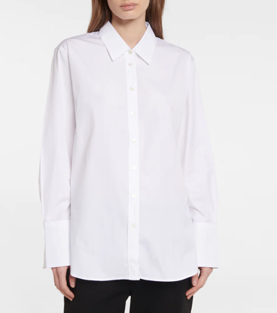 Shop Joseph Joe Cotton Poplin Shirt In White