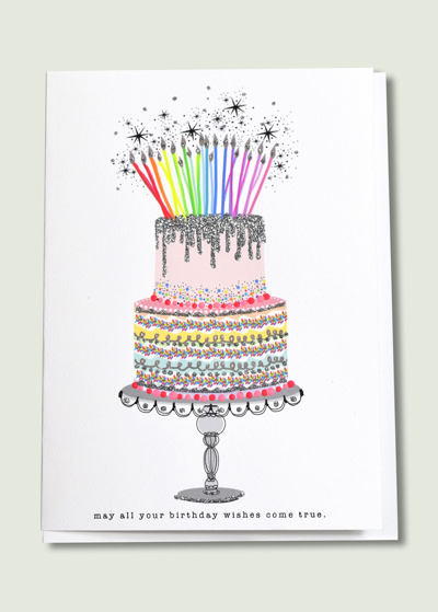 Shop Verrier May All Your Birthday Wishes Come True Greeting Card