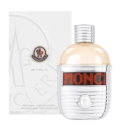 Shop Moncler Pour Femme Eau De Parfum With Led Digital Screen (150ml) In Multi