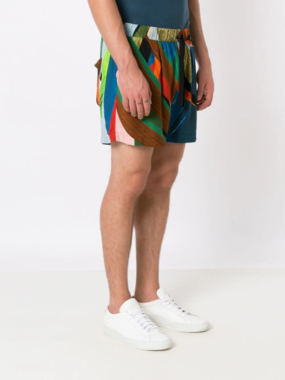 Shop Osklen Tropico Printed Bermuda Shorts In Multicolour