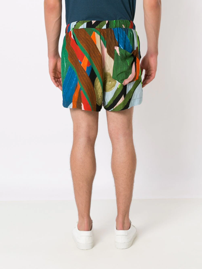 Shop Osklen Tropico Printed Bermuda Shorts In Multicolour