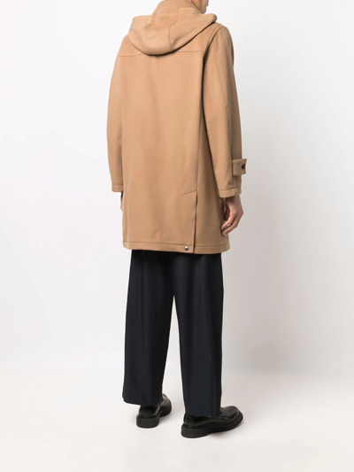 Shop Mackintosh Ravenna Duffle Coat In Brown