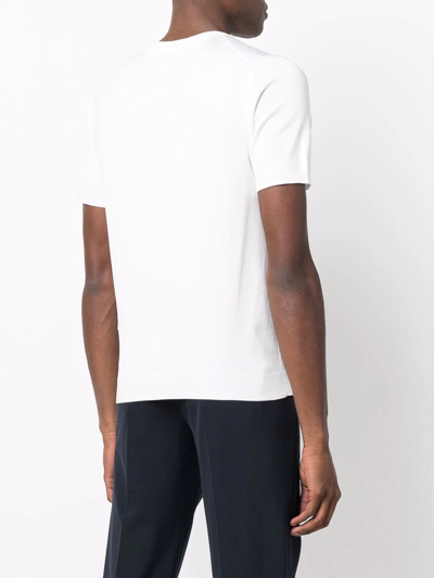 Shop Sandro Pablo T-shirt In Weiss