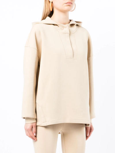 Shop Onefifteen X Beyond The Radar Hooded Sweatshirt In Neutrals