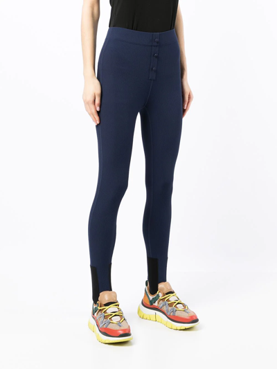 Shop Onefifteen X Beyond The Radar Stirrup Leggings In Blue