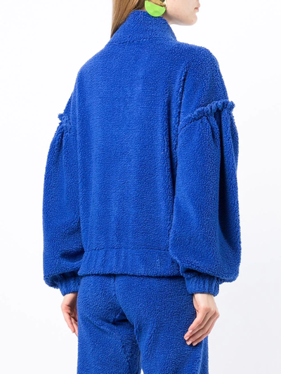 Shop Onefifteen X Beyond The Radar Fleece Jacket In Blue