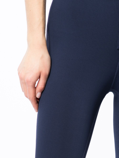 Shop Onefifteen X Beyond The Radar Stirrup Leggings In Blue