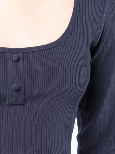 Onefifteen X Beyond The Radar Cropped Top In Blue