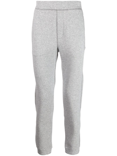 Shop Emporio Armani Slim-fit Track Pants In Grau
