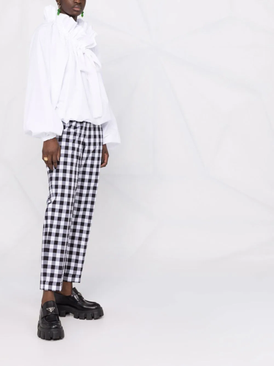 Patou Balloon Sleeves Blouse In White