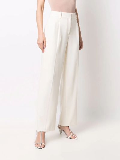 Shop Theory Straight-leg Trousers In Nude