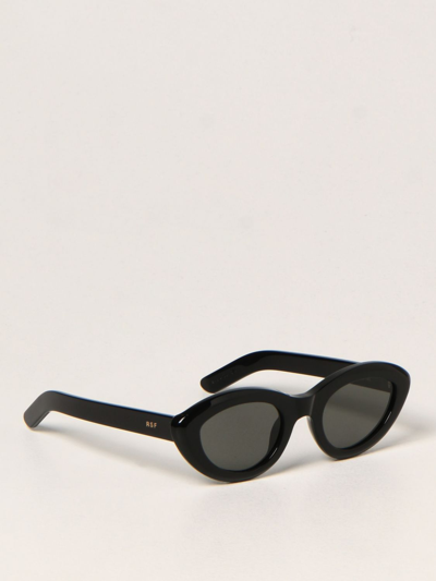 Retrosuperfuture Cocca Black Cat-eye Acetate Sunglasses In Black