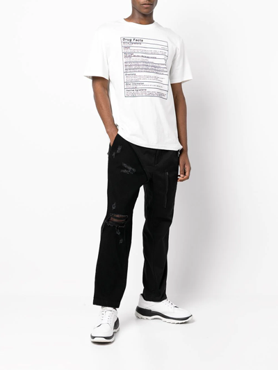 Mostly Heard Rarely Seen Graphic-print Cotton T-shirt In White