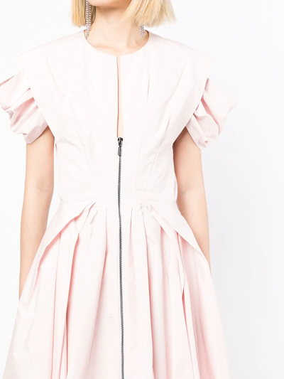 Shop Maticevski Oblique Mini Dress In Pink