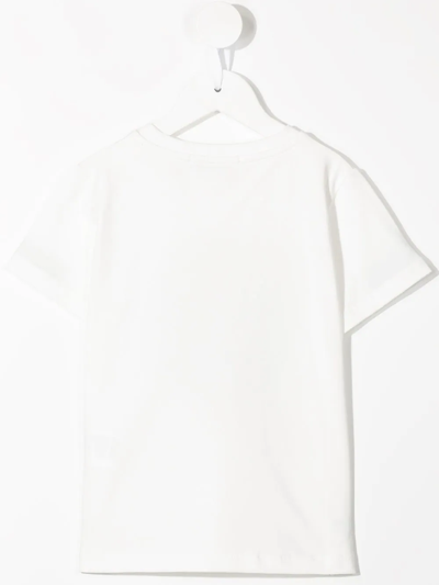Shop Roberto Cavalli Junior Tiger Logo-print T-shirt In White