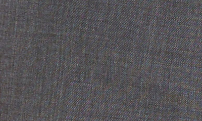 Shop Zanella Parker Flat Front Sharkskin Wool Trousers In Medium Grey