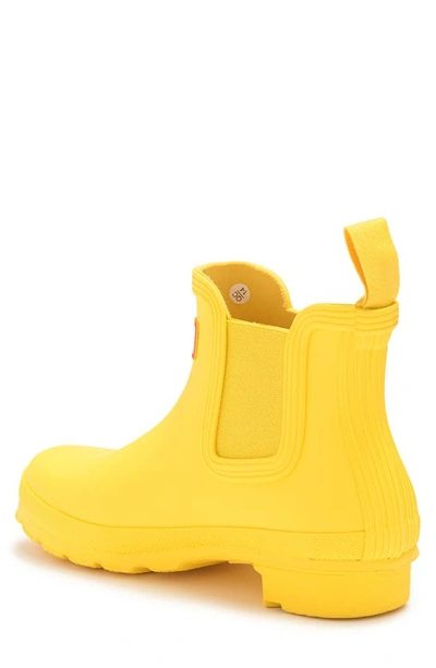 Shop Hunter Original Waterproof Chelsea Rain Boot In Primrose