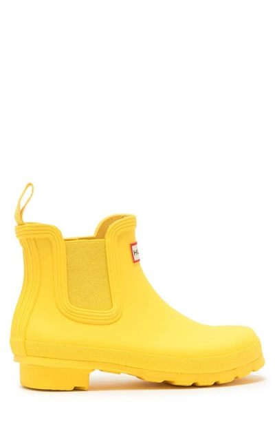 Shop Hunter Original Waterproof Chelsea Rain Boot In Primrose