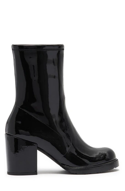 Stuart Weitzman Dalenna Block Heel Bootie In Black