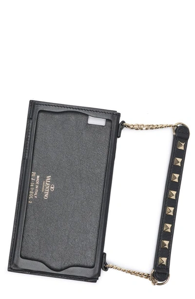 Valentino Garavani Iphone 6 Plus Studded Phone Case In Black