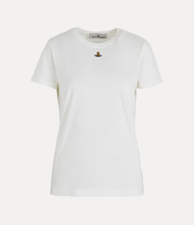 Shop Vivienne Westwood Orb Peru T-shirt In Off White