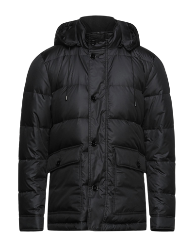 Shop Dolce & Gabbana Man Down Jacket Black Size 44 Polyester, Wool, Acrylic, Elastane