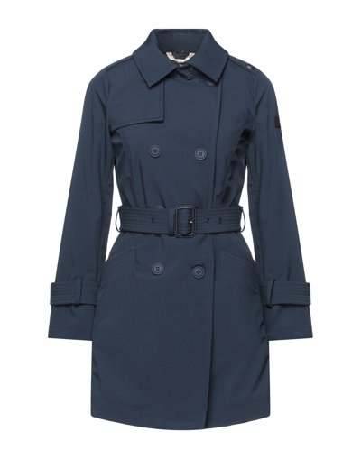 Shop Dekker Overcoats In Dark Blue