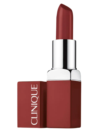 Shop Clinique Women's Even Better Pop Lip Color Foundation Lipstick In 17 Woo Me