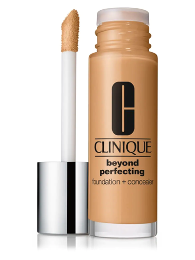 Shop Clinique Women's Beyond Perfecting Foundation + Concealer In 16 Toasted Wheat