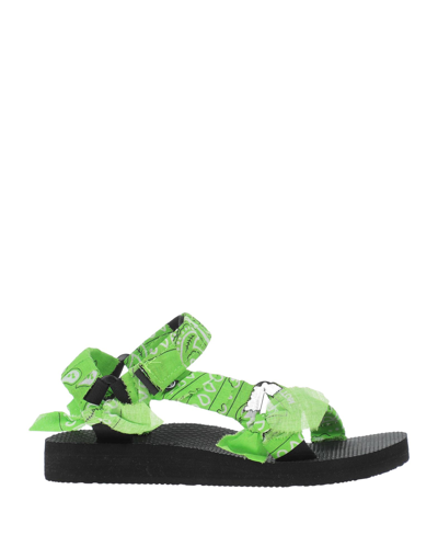 Shop Arizona Love Woman Sandals Green Size 11 Recycled Plastic, Textile Fibers