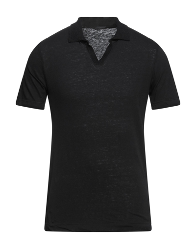 Shop I Marsili® Polo Shirts In Black