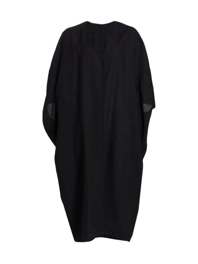 Rick Owens Tecuatl Technical Cape In Black