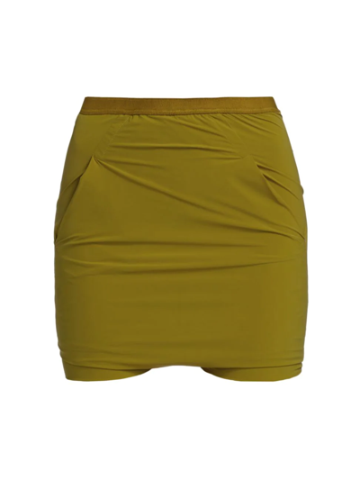 Shop Rick Owens Women's Buds Skirted Shorts In Sulphate