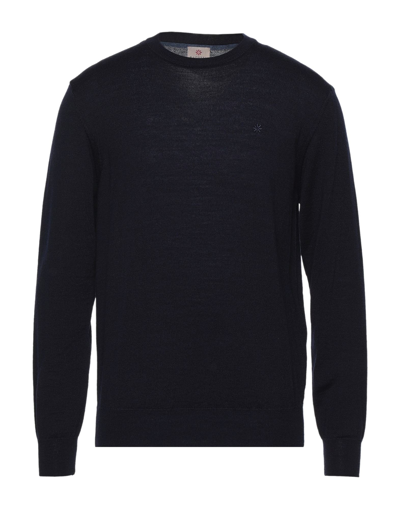 Shop Bagutta Sweaters In Dark Blue