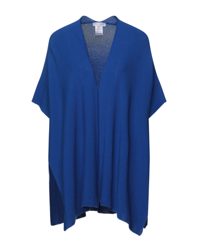 Shop Gran Sasso Woman Cardigan Blue Size 6 Cotton