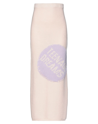 Raf Simons Gonna Lunga "teenage Dreams" In Pink