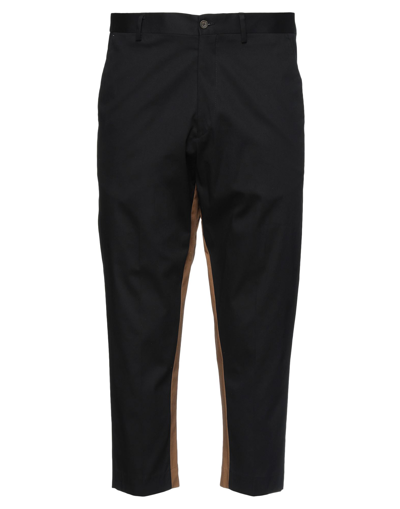 Shop Labelroute Man Pants Black Size 33 Cotton, Elastane