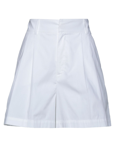 Shop Red Valentino Woman Shorts & Bermuda Shorts White Size 2 Cotton, Elastane