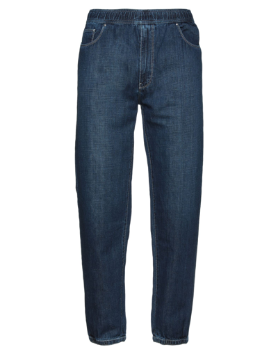 Shop Armani Exchange Man Jeans Blue Size 29 Cotton, Linen