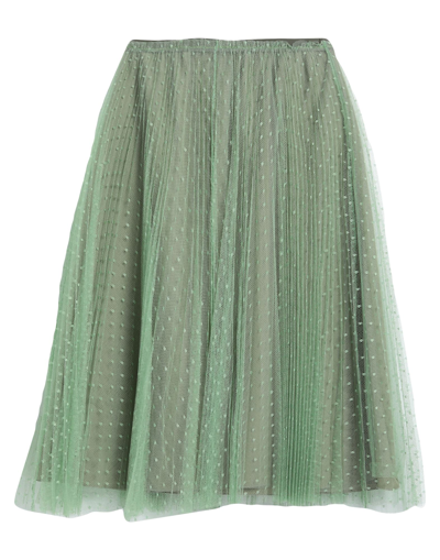 Shop Red Valentino Midi Skirts In Green