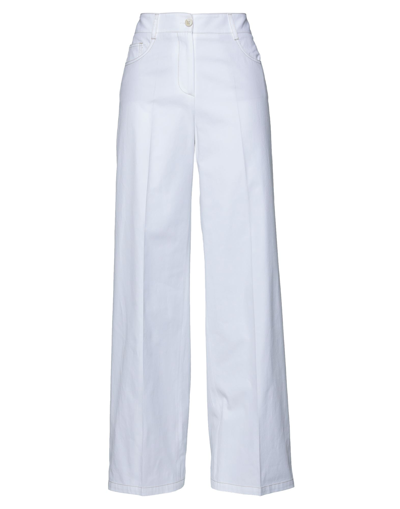 Shop Alberto Biani Woman Pants White Size 4 Cotton