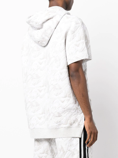 Shop Mostly Heard Rarely Seen Camouflage-print Cotton Hoodie In White