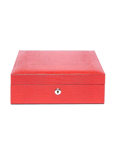 Shop Rapport Brompton 8-watch Box In Red