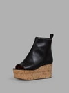 GIVENCHY GIVENCHY WOMEN’S BLACK ELEG WEDGE ANKLE BOOTS