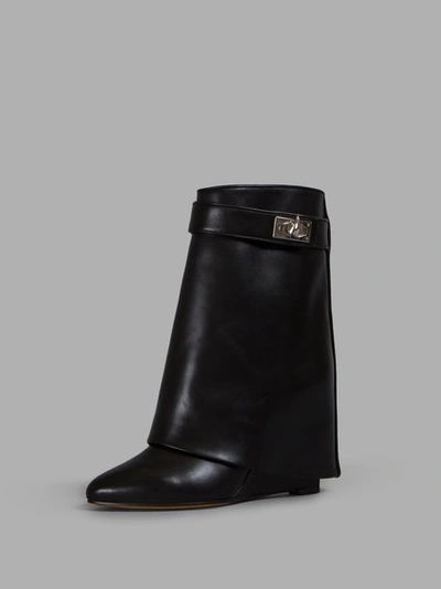 Shop Givenchy Women's Black Shark Lock Ankle Boots